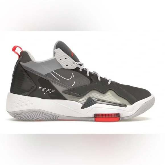 Jordan Zoom 92 Dark Smoke Grey Gym Red Nike Size 16 Jordan Zoom 92 Dark Smoke Grey Gym Red Nike Size 16 main image 3